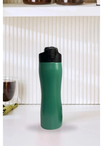 Paslanmaz Çelik Matara Suluk 750ML Pipetli Kapak