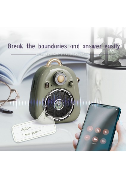 Mini Taşınabilir 3D Stereo Ses Bluetooth Hoparlör Hıfı Kablosuz Subwoofer Hoparlör Müzik Çalar Hediye (Sarı) (Yurt Dışından) modelleri