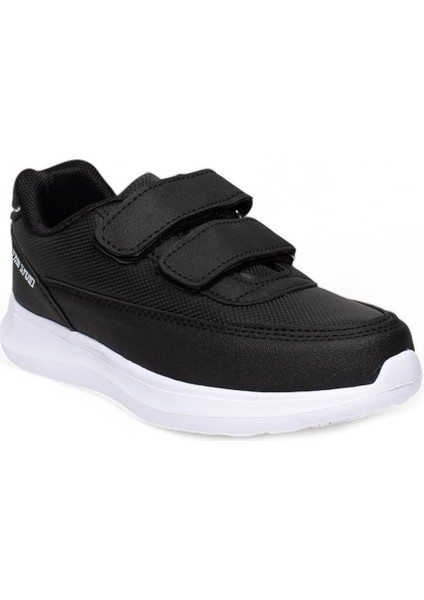 520-24 Deri Anatomik Cırt Bantlı Sneaker Siyah Beyaz 36-40