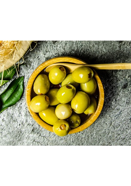 Portakallı Yeşil Zeytin 1 kg