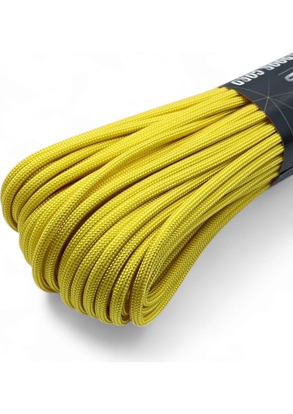 Polyester Paracord Ip 4 mm Sarı Renk 30 Metre