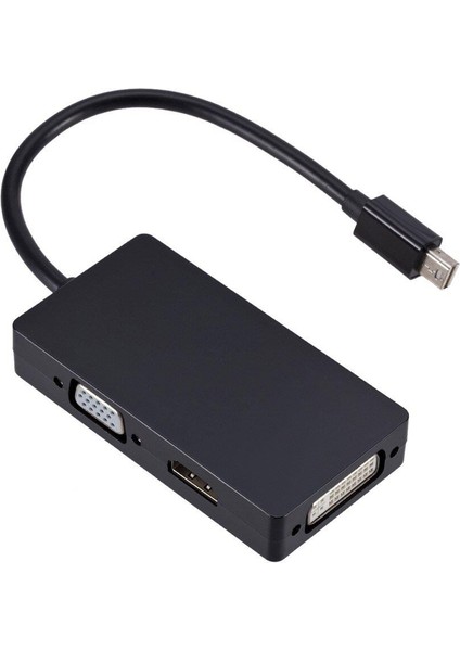 PM-16102 Dısplay Port To Hdmı-Vga-Dvı 3ın1 Çevirici