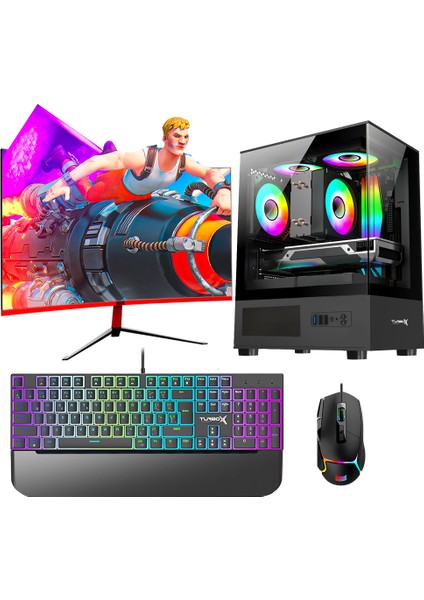 TX5984 Ryzen 5 3600 32GB 1tb Nvme 12GB RTX3060 23.6 165Hz Curved Oyuncu Masaüstü Bilgisayarı