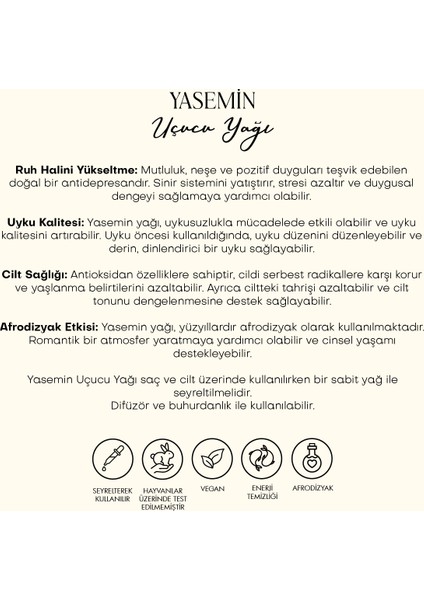 Yasemin Uçucu Yağı (5 ml)