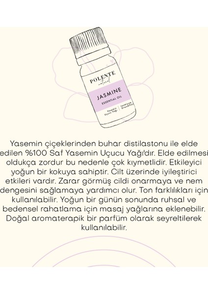 Yasemin Uçucu Yağı (5 ml)