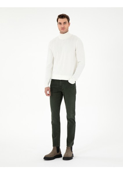 Erkek Yeşil Slim Fit Jean Pantolon 50295846-Vr054 modelleri