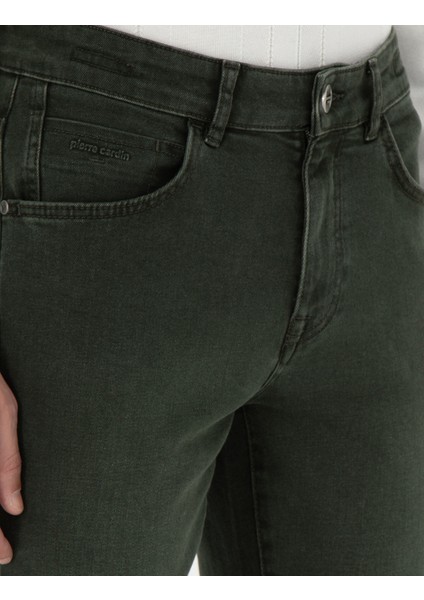 Erkek Yeşil Slim Fit Jean Pantolon 50295846-Vr054 indirimleri