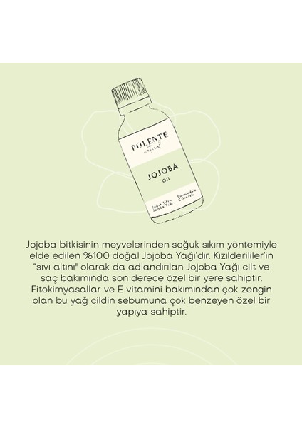 Jojoba Yağı - Soğuk Sıkım (50 ml)