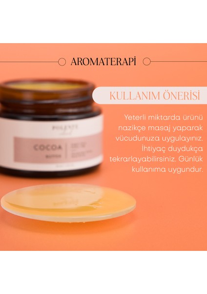 Kakao Butter - Soğuk Sıkım (50 ml)