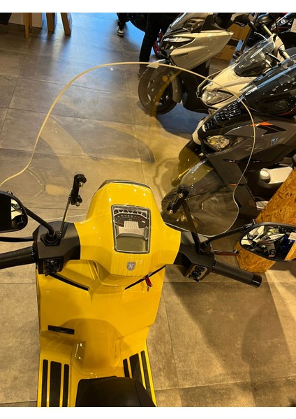 Lambretta X125-X200-X300 Uzun Şeffaf Cam modelleri