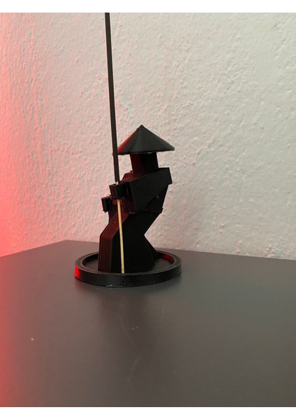 El Yapımı 3D Baskı Samurai Tütsülük – Şık ve Dekoratif