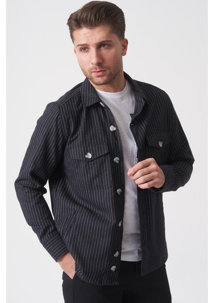 Belo Horizonte GC2531 Slim Fit Ceket Gömlek Desenli modelleri
