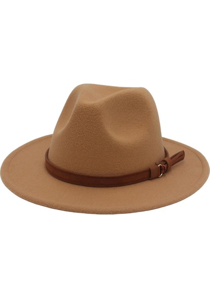 Fedora Ş Tokalı Şı Geniş I Ş Deve Tüyü (Yurt Dışından)
