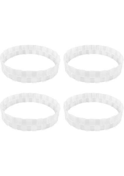 Süpürücü Lastik Halkası Aksesuarları Için Aşınma Önleyici Lastik Kaplaması, 4pcs (Yurt Dışından)