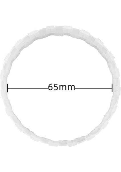 Süpürücü Lastik Halkası Aksesuarları Için Aşınma Önleyici Lastik Kaplaması, 4pcs (Yurt Dışından)