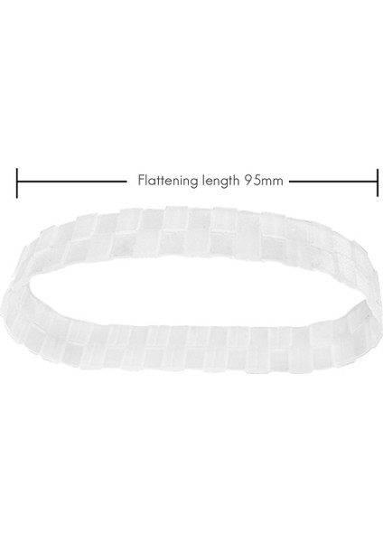 Süpürücü Lastik Halkası Aksesuarları Için Aşınma Önleyici Lastik Kaplaması, 4pcs (Yurt Dışından)