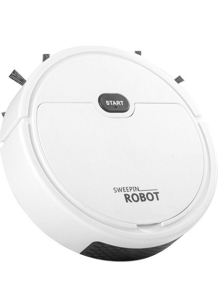 2x Otomatik Robot Temizleyici 3'ü Bir Arada Akıllı Kablosuz Süpürme Temizlik Robotu Şarj Akıllı Ev Kaynağı-A (Yurt Dışından)