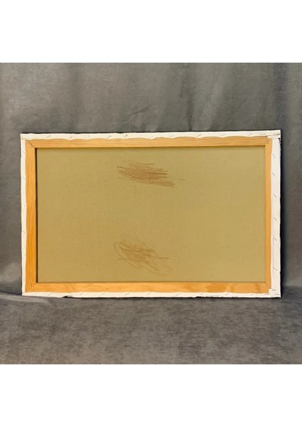 El Yapımı Ütopik Manzaralı Akrilik Tablo - 45 x 70 cm