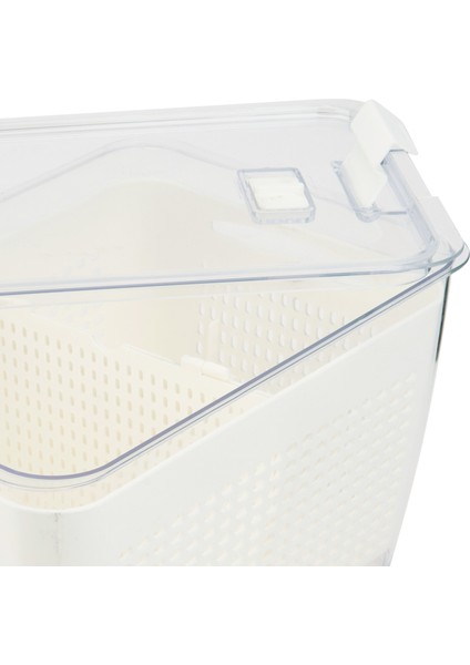 Süzgeçli Saklama Kabı - Beyaz - 9 Lt fırsatları