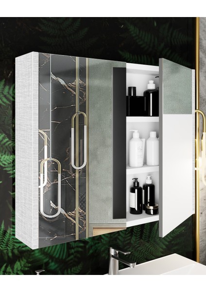 Arin Banyo Dolabı Takımı 80 Cm Mdf Lavabolu Antrasit, Lavabo Dahil modelleri