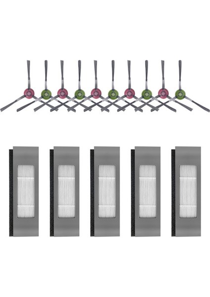 Deebot Için Yedek Ana Yan Fırça Su Deposu Filtre Paspası (Yurt Dışından) fiyatları