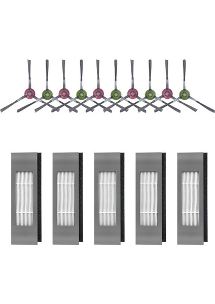 Deebot Için Yedek Ana Yan Fırça Su Deposu Filtre Paspası (Yurt Dışından) modelleri