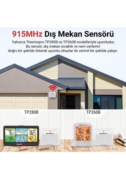 TX7B Ilave Dış Sensör (TP280B,TP260B Için)