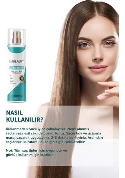 Besleyici Keratin Kolajen Saç Bakım Sütü 200 ml