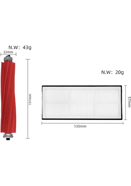 S7 Parçaları Için Ana Yan Fırça Hepa Filtre Paspas Bezi (Yurt Dışından) indirimleri