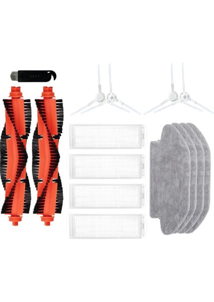 Robot Vakum Için STYJ02YM/3C/B106CN Yedek Yedek Parça Ana Fırça Yan Fırça Hepa Filtre Paspas Bezleri (Yurt Dışından) modelleri