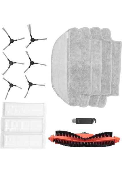 15PCS Mi Robot Için Uyumlu, Ana Yan Fırça Hepa Filtre Paspas (Yurt Dışından) modelleri