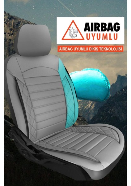 Seat Leon 2006-2013 Uyumlu Oto Koltuk Kılıfı Cosmo Serisi