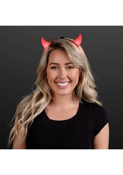 5 Adet Kırmızı Işıklı Şeytan Boynuzu Yılbaşı Parti Taçı Noel Taçı Yılbaşı Taçı Işıklı Şeytan Taçı fiyatları