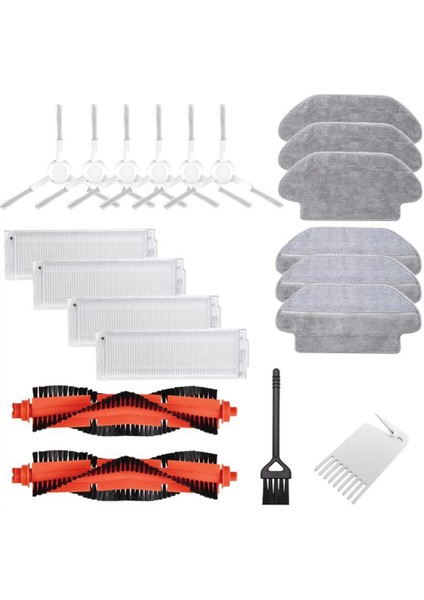 Mi Robot Vakum Için Ana Yan Fırça Hepa Filtre Bezi (Yurt Dışından)