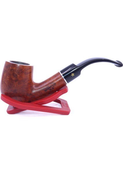 Sarı Yıldız Mod X160 Bent Billiard 9mm Filtreli Akrilik Saplı Pipo 237206