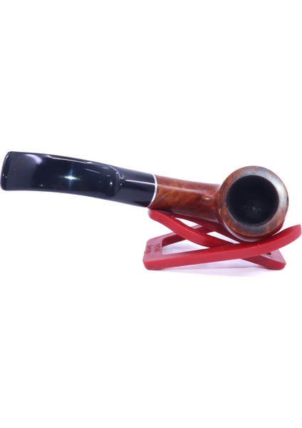 Sarı Yıldız Mod X160 Bent Billiard 9mm Filtreli Akrilik Saplı Pipo 237206