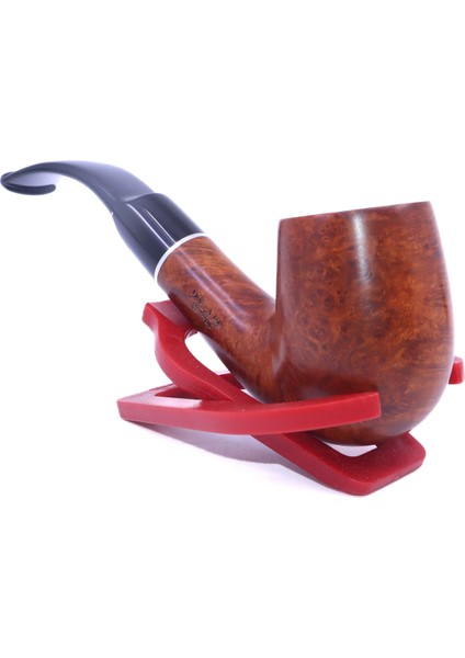 Sarı Yıldız Mod X160 Bent Billiard 9mm Filtreli Akrilik Saplı Pipo 237206