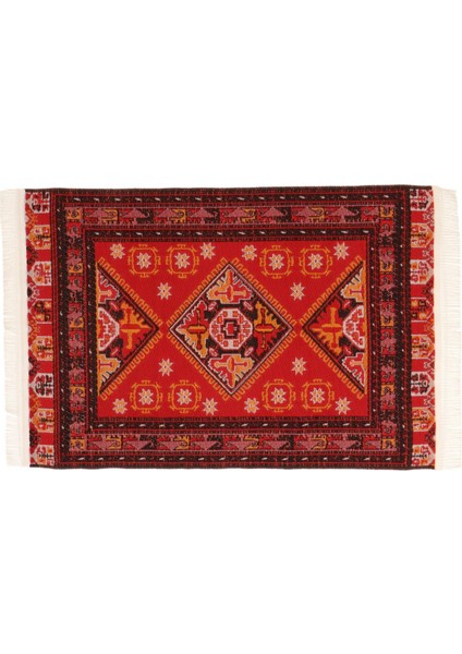 1/12 Ölçekli Halısı Oyuncak Mini Dokuma Halı Dekorasyonu (Yurt Dışından)