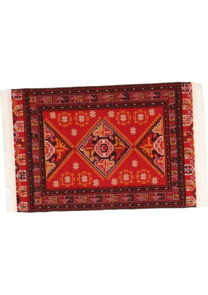 1/12 Ölçekli Halısı Oyuncak Mini Dokuma Halı Dekorasyonu (Yurt Dışından)