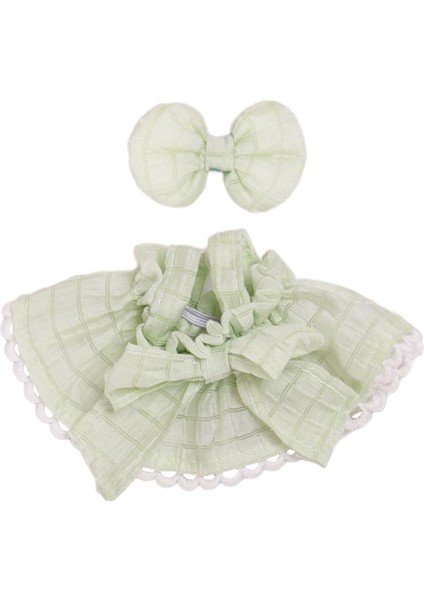 15CM Elbisesi Fotoğraf Sahnesi Moda Giysileri Çocuklar Için Doğum Günü Yeşil (Yurt Dışından)