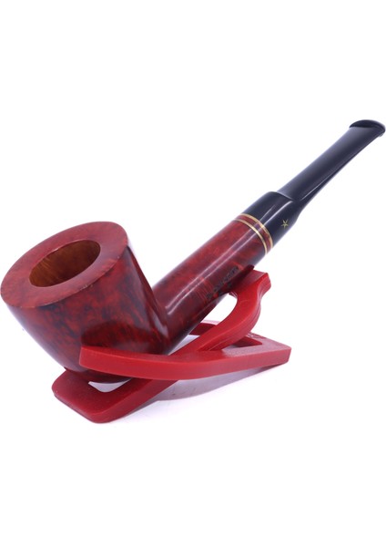 Sarı Yıldız Dublin 9mm. Filtreli Ebonit Saplı Pipo