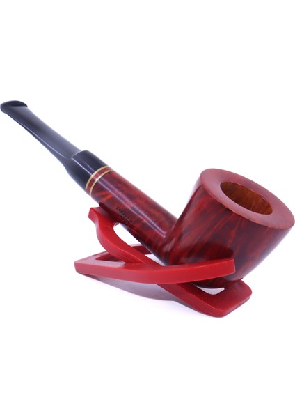 Sarı Yıldız Dublin 9mm. Filtreli Ebonit Saplı Pipo