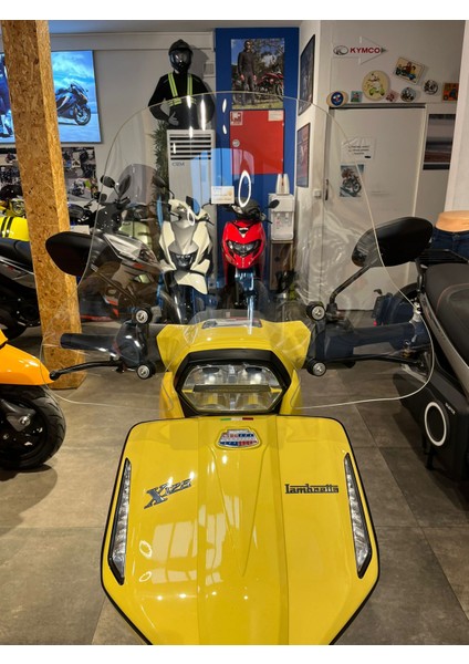 Lambretta V125-V200 Uzun Şeffaf Cam