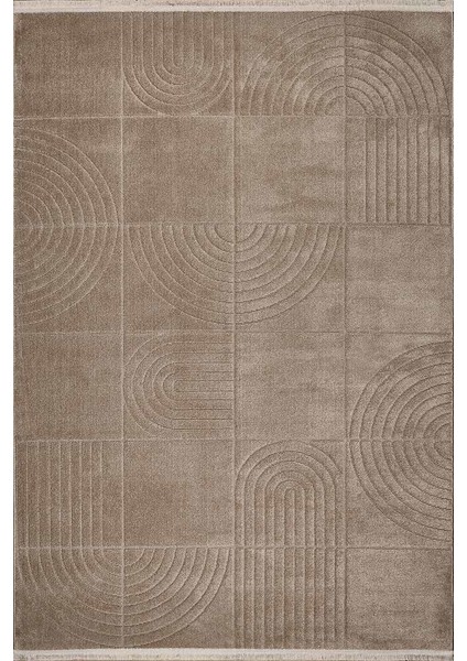Deco Geo 80011 Halı Kahverengi