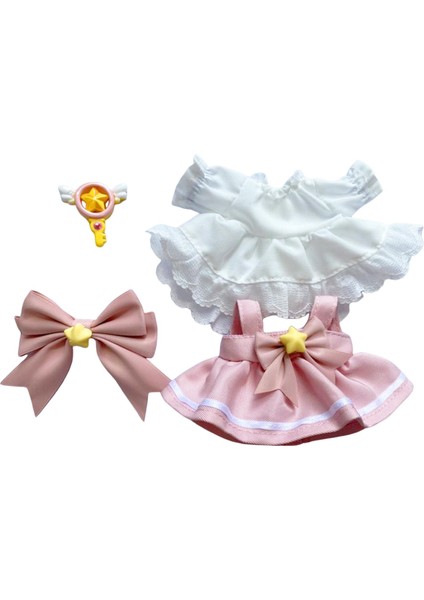 4x Moda Takım Kostüm Aksesuarı El Yapımı Giyim Giysileri 17CM Kız Cadılar I Hediyeleri (Yurt Dışından) fırsatları