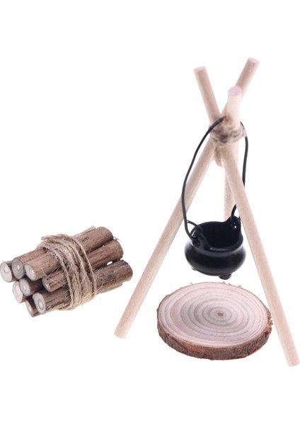 1/12 Kamp Kitleri Sahne Dekoru Yap Mini Kamp Yakacak (Yurt Dışından)