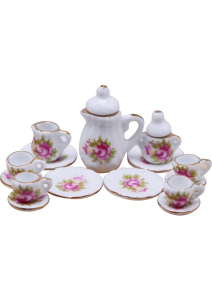 15X Minyatür Çay Takımı Çay Takımı Minyatür Set Ev C (Yurt Dışından) fırsatları