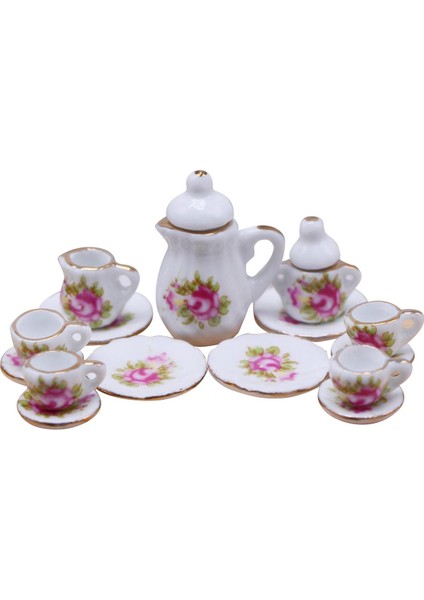 15X Minyatür Çay Takımı Çay Takımı Minyatür Set Ev C (Yurt Dışından) indirimleri