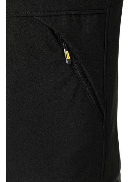 Kürklü Su ve Rüzgar Geçirmez Siyah Softshell Kışlık Erkek Mont modelleri