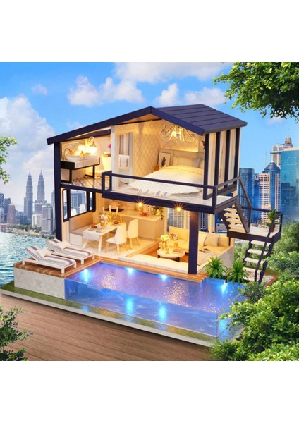 El Sanatları Tam Set Ahşap Romantik Villa Yap (Yurt Dışından) fiyatları